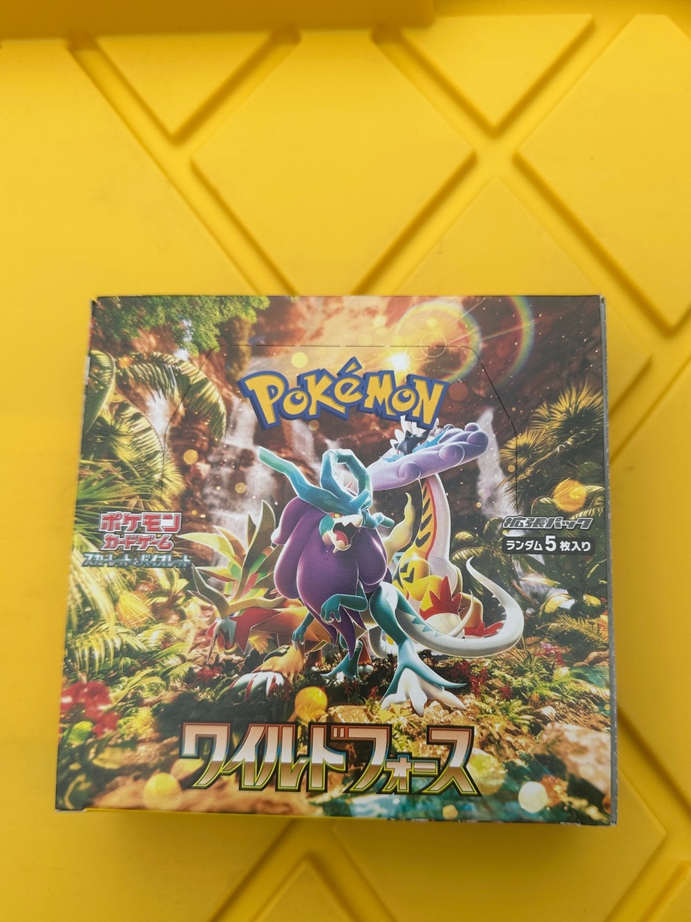 US Seller NEW Japanese Pokemon Card Wild Force Booster Box Without Shrink Wrap